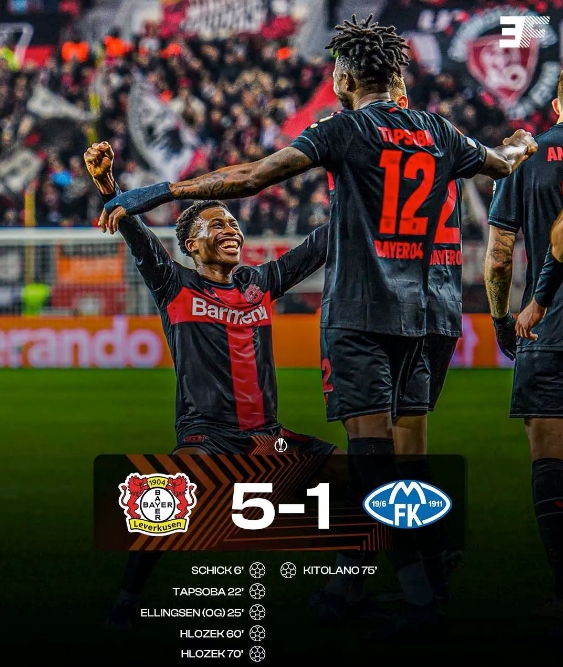 勒沃庫森全勝晉級！歐聯杯16強門票已拿下